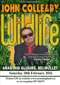 POSTPONED:   Comedy with John Colleary